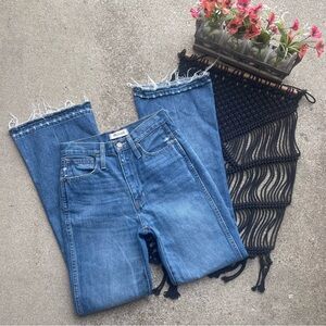 Madewell Frayed Flare Jeans Size 24 T